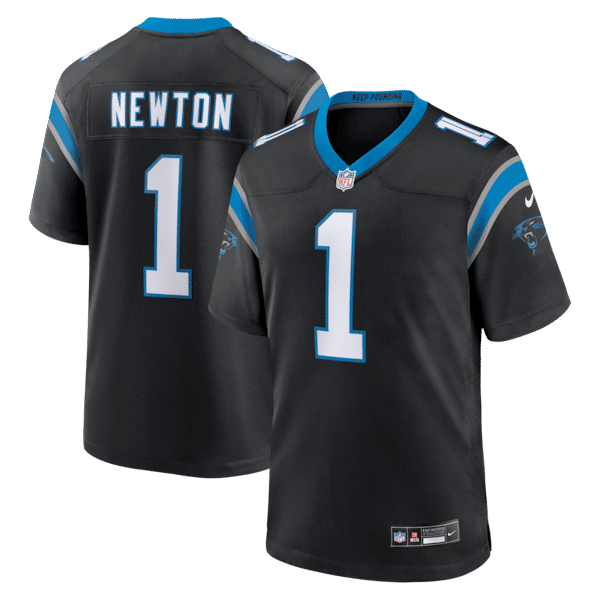 Custom Cam Newton Carolina Panthers Game Retired Player Jersey Black