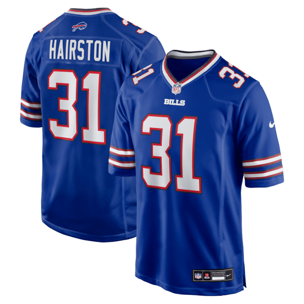 Custom Maxwell Hairston Buffalo Bills Game Jersey Royal