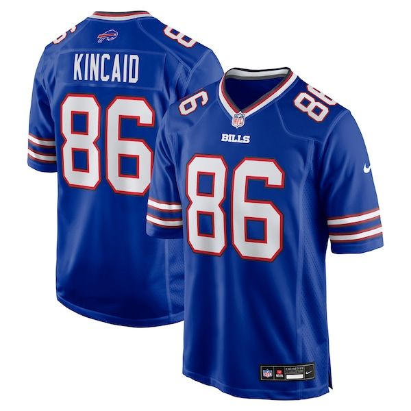 Custom Dalton Kincaid Buffalo Bills Game Jersey Royal