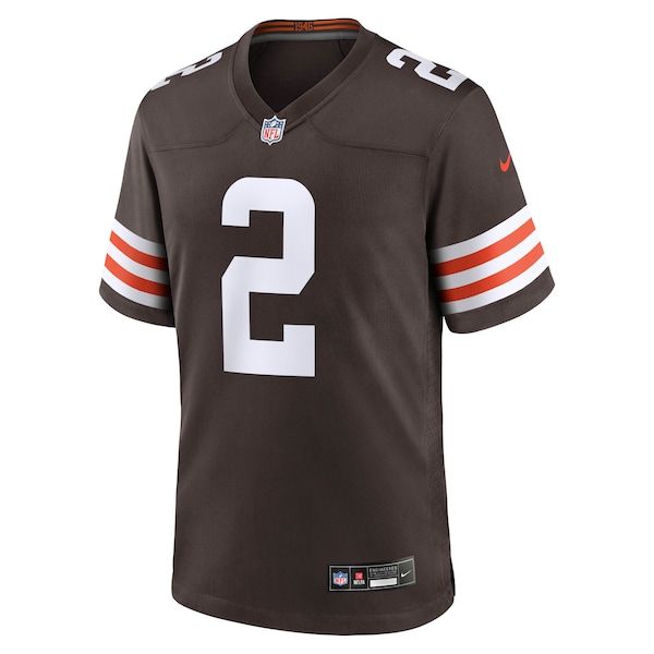 Custom Shedeur Sanders Cleveland Browns Game Jersey Brown
