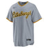 Custom Paul Skenes Pittsburgh Pirates Road Replica Jersey Gray