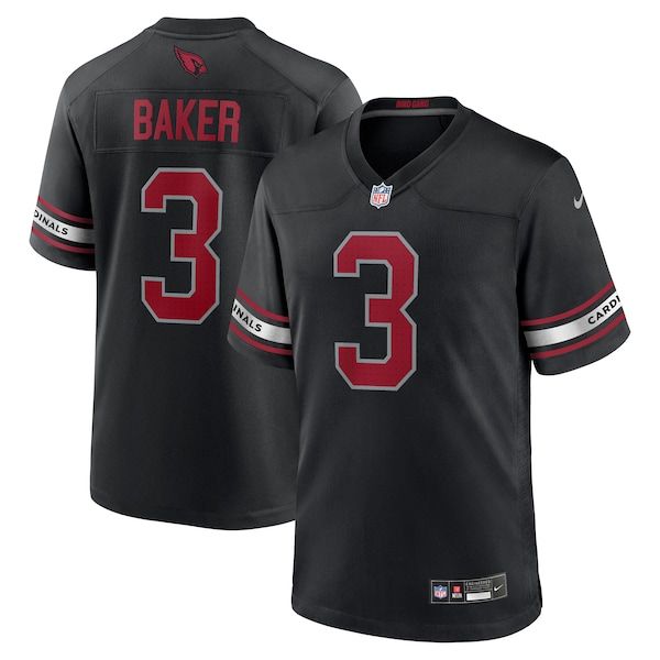 Custom Budda Baker Arizona Cardinals Game Jersey Black
