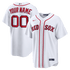 Custom Boston Red Sox Home Replica Custom Jersey White