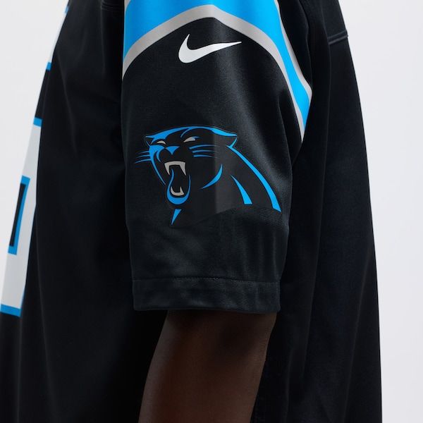Custom Bryce Young Carolina Panthers Game Jersey Black