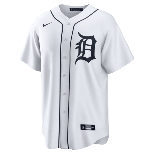 Custom Miguel Cabrera Detroit Tigers Home Replica Jersey White