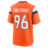 Custom Eyioma Uwazurike Denver Broncos Team Game Jersey Orange