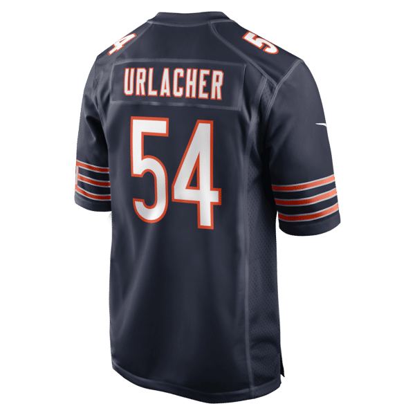 Custom Brian Urlacher Chicago Bears Game Retired Player Jersey Navy
