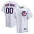 Custom Chicago Cubs Home Replica Custom Jersey White