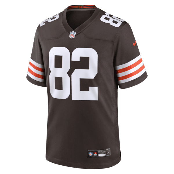 Custom Ozzie Newsome Cleveland Browns Game Retired Player Jersey Brown
