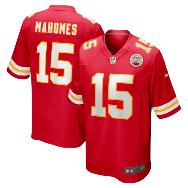 Custom Patrick Mahomes Kansas City Chiefs Game Jersey Red