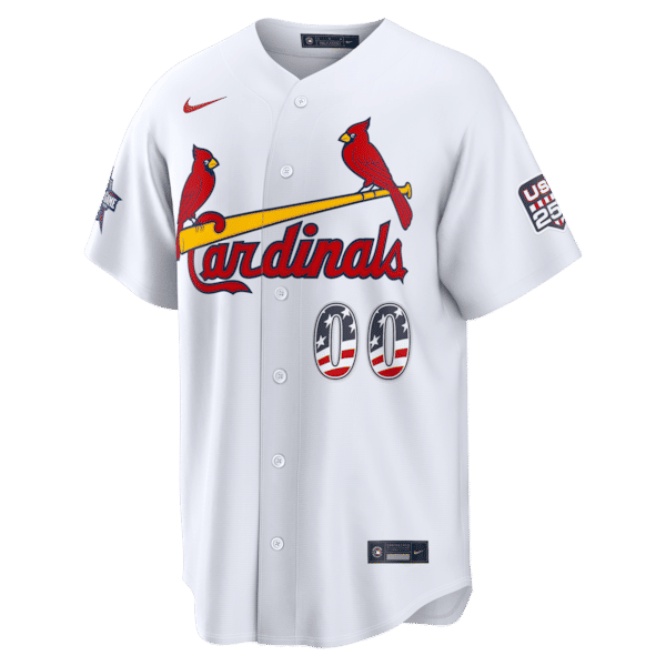 Custom St. Louis Cardinals 2026 All-Star Edition Stars & Stripes Stadium Pick-A-Player Jersey White