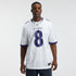 Custom Lamar Jackson Baltimore Ravens Game Jersey White