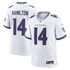 Custom Kyle Hamilton Baltimore Ravens Game Jersey White