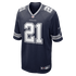 Custom Deion Sanders Dallas Cowboys Team Retired Player Game Jersey Navy