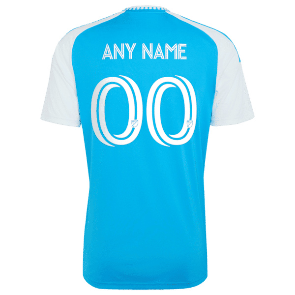 Customized Charlotte FC 2026 Carolina Kit Crowns Up Replica Custom Jersey Blue