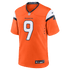 Custom Talanoa Hufanga Denver Broncos Game Jersey Orange
