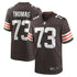 Custom Joe Thomas Cleveland Browns Retired Player Game Jersey Brown