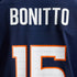 Custom Nik Bonitto Denver Broncos Alternate Game Jersey Navy