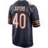 Custom Gale Sayers Chicago Bears Retired Player Game Jersey Navy