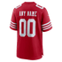 Custom San Francisco 49ers Custom Game Jersey Scarlet