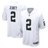 Custom Ashton Jeanty Las Vegas Raiders Game Jersey White