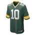 Custom Jordan Love Green Bay Packers Game Jersey Green