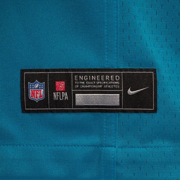 Custom Parker Washington Jacksonville Jaguars Game Jersey Teal
