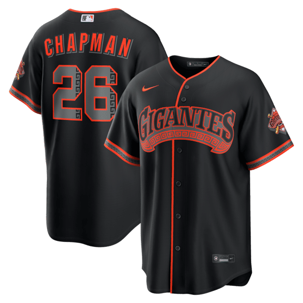 Custom Matt Chapman San Francisco Giants Alternate Stadium Jersey Black