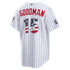 Custom Hunter Goodman Colorado Rockies 2026 All-Star Game Stars & Stripes Stadium Jersey White