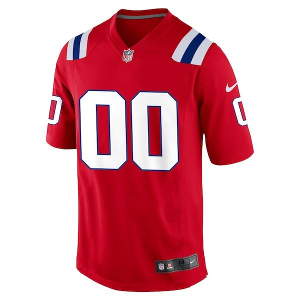 Custom New England Patriots Alternate Custom Jersey Red