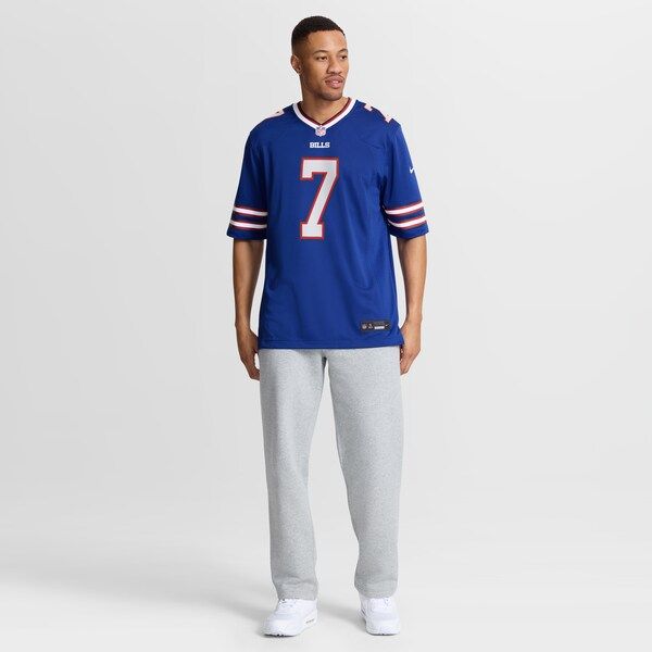 Custom Doug Flutie Buffalo Bills Game Retired Player Jersey Royal