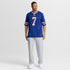 Custom Doug Flutie Buffalo Bills Game Retired Player Jersey Royal