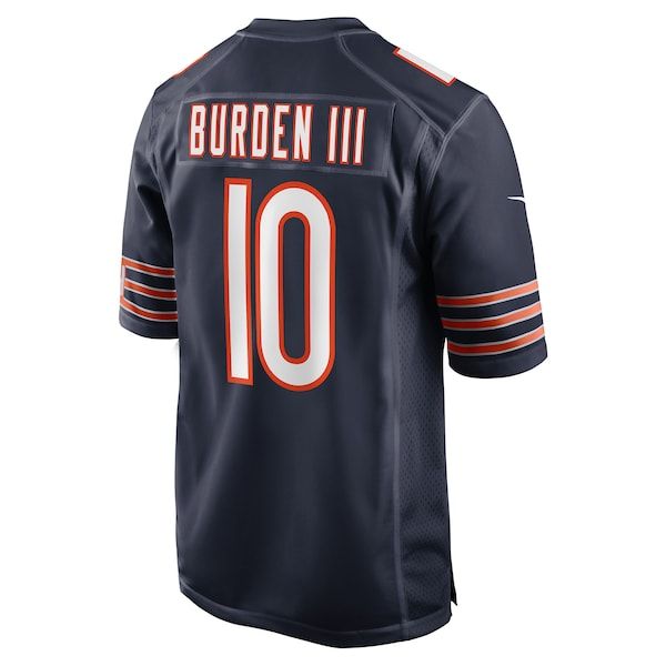 Custom Luther Burden III Chicago Bears Game Jersey Navy
