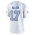 Custom Josh Allen Buffalo Bills 2025 Rivalries Collection Game Jersey White