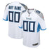 Custom Tennessee Titans Custom Game Jersey White