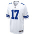 Custom Brandon Aubrey Dallas Cowboys Game Jersey White