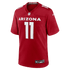 Custom Larry Fitzgerald Arizona Cardinals Team Retired Game Jersey Cardinal
