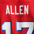Custom Josh Allen Buffalo Bills Game Jersey Red