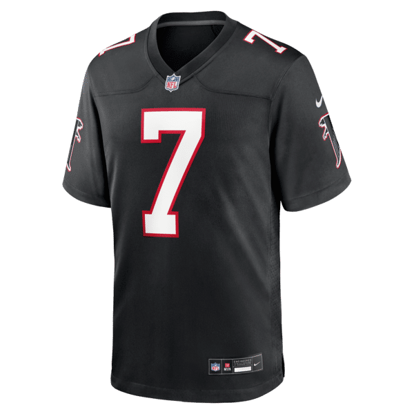 Custom Bijan Robinson Atlanta Falcons Game Jersey Black