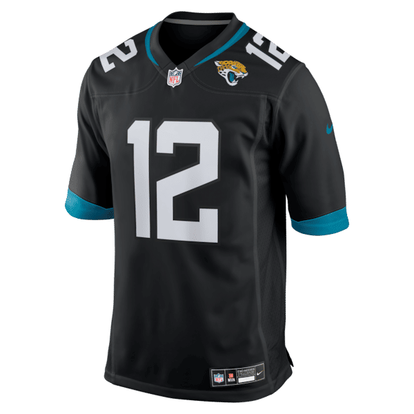 Custom Travis Hunter Jacksonville Jaguars Alternate Game Jersey Black