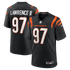 Custom Dexter Lawrence II Cincinnati Bengals Game Jersey Black