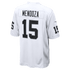 Custom Fernando Mendoza Las Vegas Raiders Game Jersey White