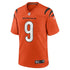 Custom Joe Burrow Cincinnati Bengals Alternate Game Jersey Orange