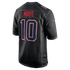 Custom Drake Maye New England Patriots Game Jersey Carbon Black