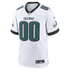 Custom Philadelphia Eagles Custom Game Jersey White