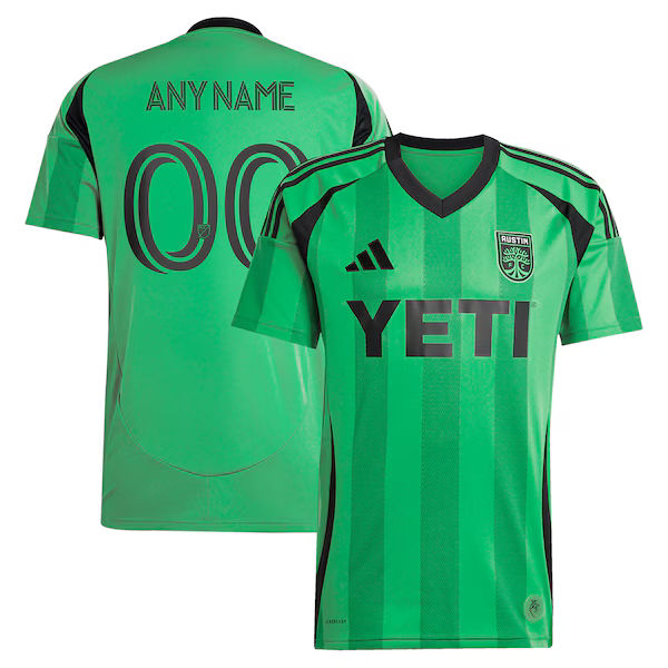 Customized Austin FC 2025 The Heartbeat Kit Custom Replica Jersey Green