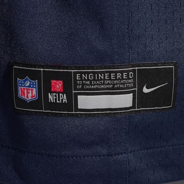 Custom Caleb Williams Chicago Bears Game Jersey Navy