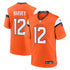 Custom RJ Harvey Denver Broncos Game Jersey Orange