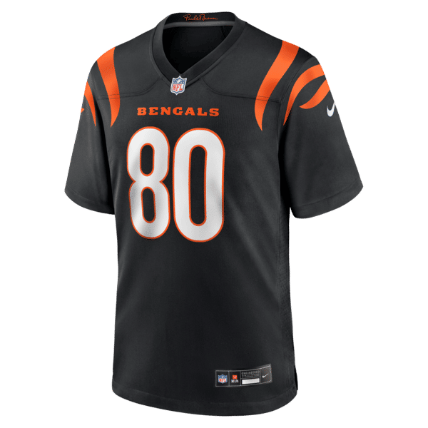 Custom Cris Collinsworth Cincinnati Bengals Team Retired Player Game Jersey Black