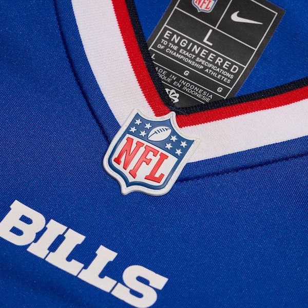Custom Doug Flutie Buffalo Bills Game Retired Player Jersey Royal